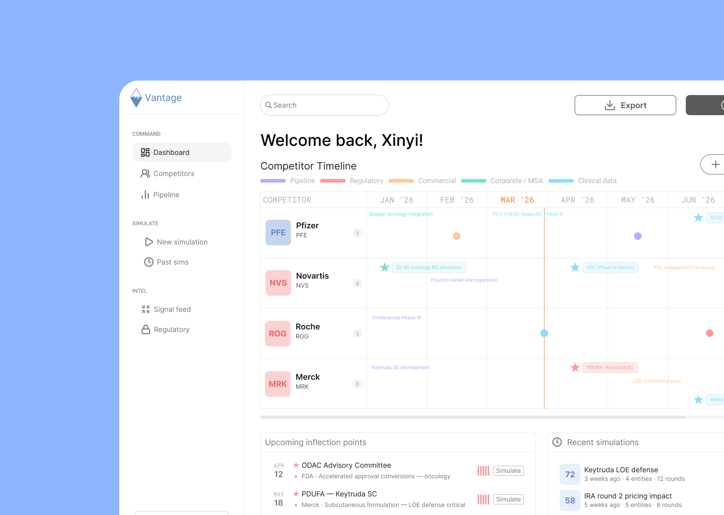 Vantage project preview